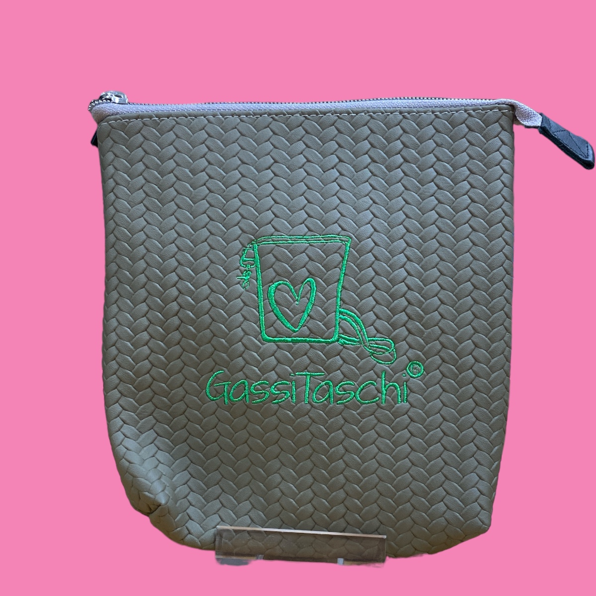 All-In GassiTaschi® mit D-Ringen #069 Zopf Khaki