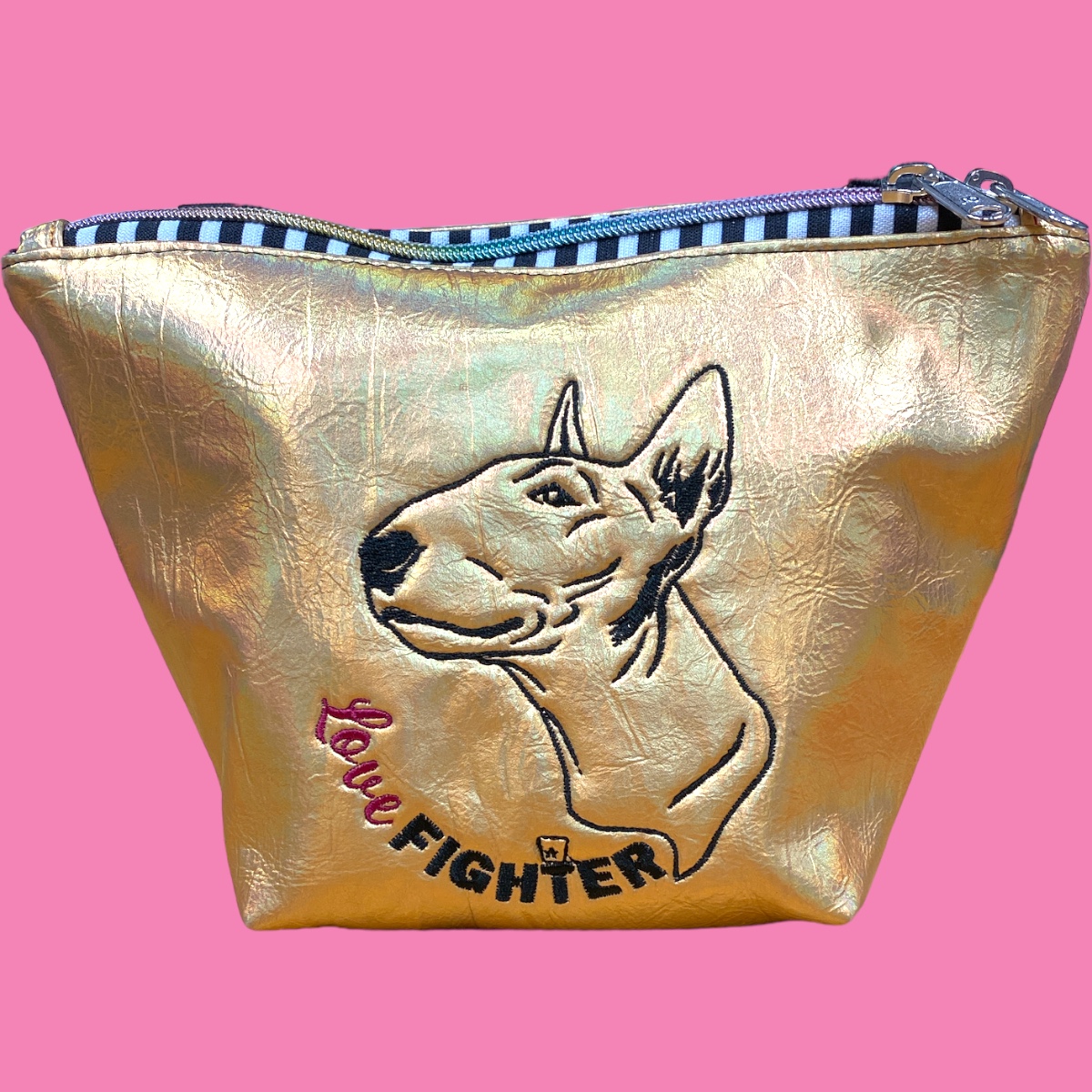 GassiTaschi® PLUS Quer #046 Hologramm Gold Love Fighter