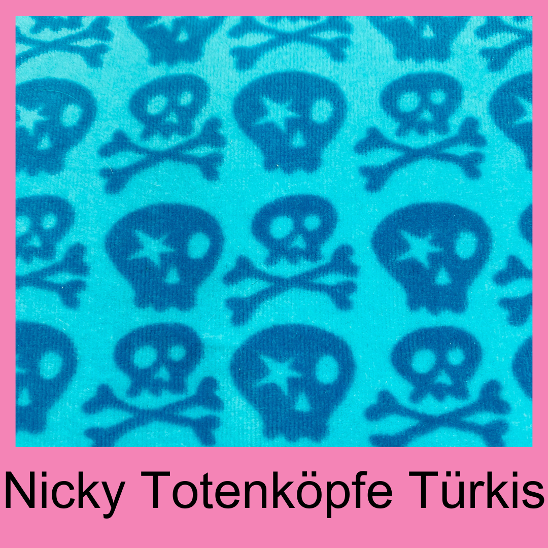 Nicky Totenkopf Türkis