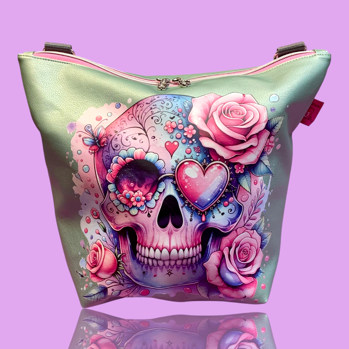 GassiTaschi® Barry #043 Gletscher mint Love Skull