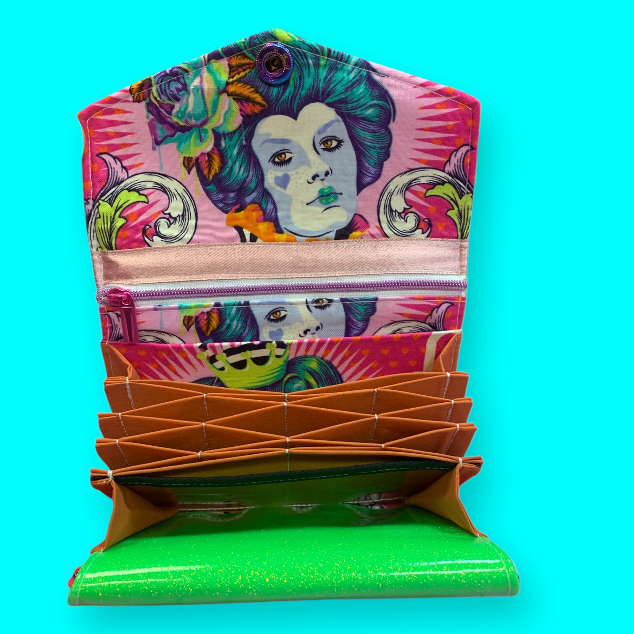 Geldbeutel CandyCane Vinyl neongrün