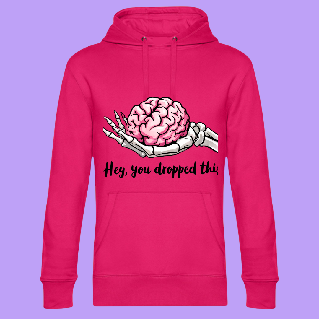 Hoodie Brain Pink Größe XL