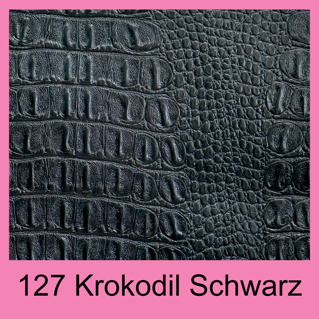 BauchTaschi #127 Krokodil Schwarz