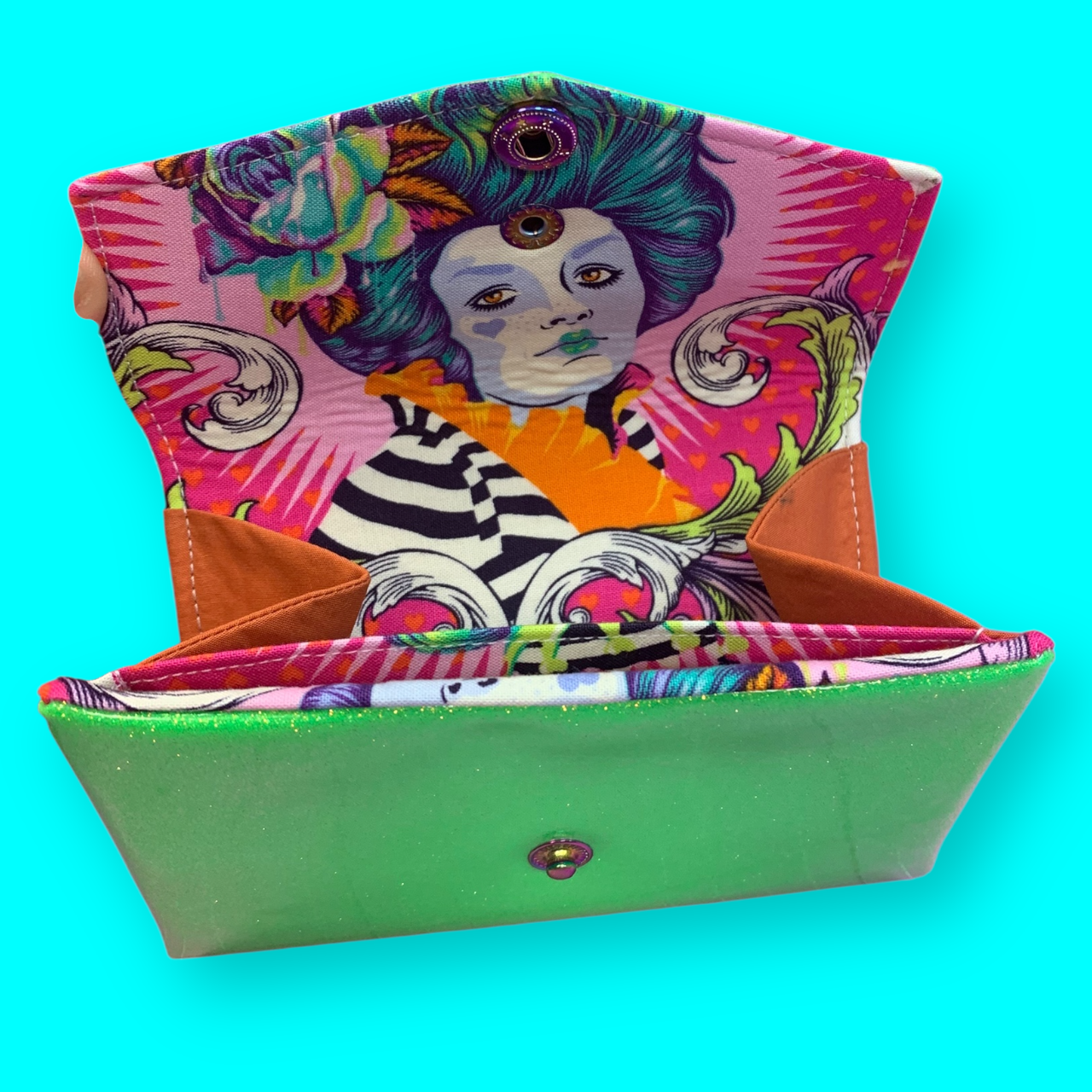 Geldbeutel CandyCane Vinyl neongrün