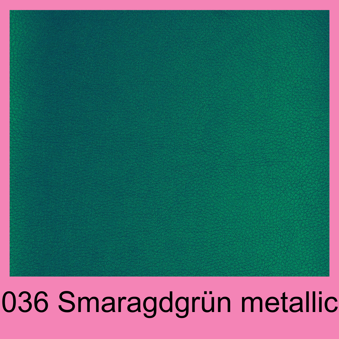 Futterbeutel  #036 Smaragdgrün Metallic Pfötchen  