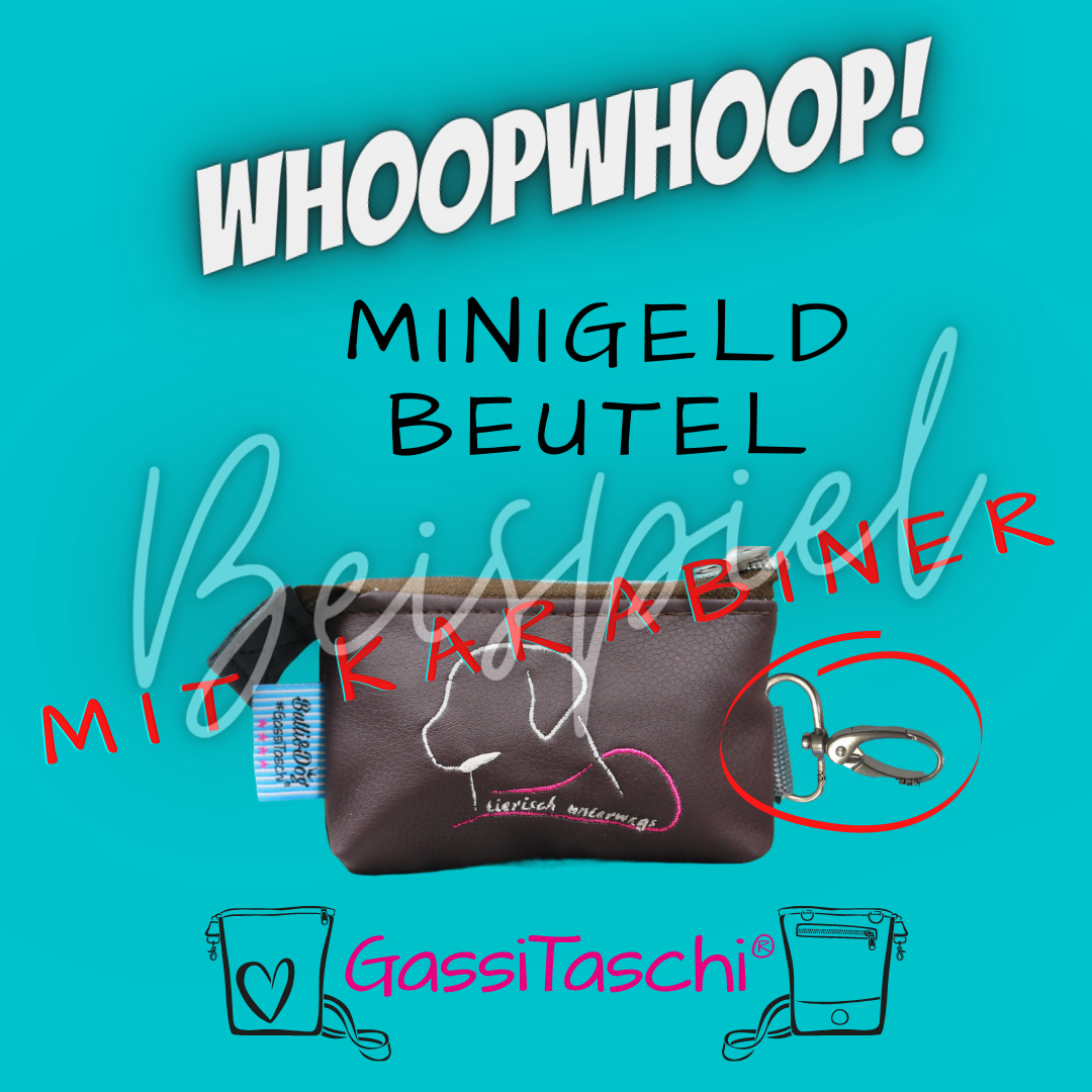 *Messe MiniGeldbeutel + Karabiner *Messe MiniGeldbeutel + Karabiner