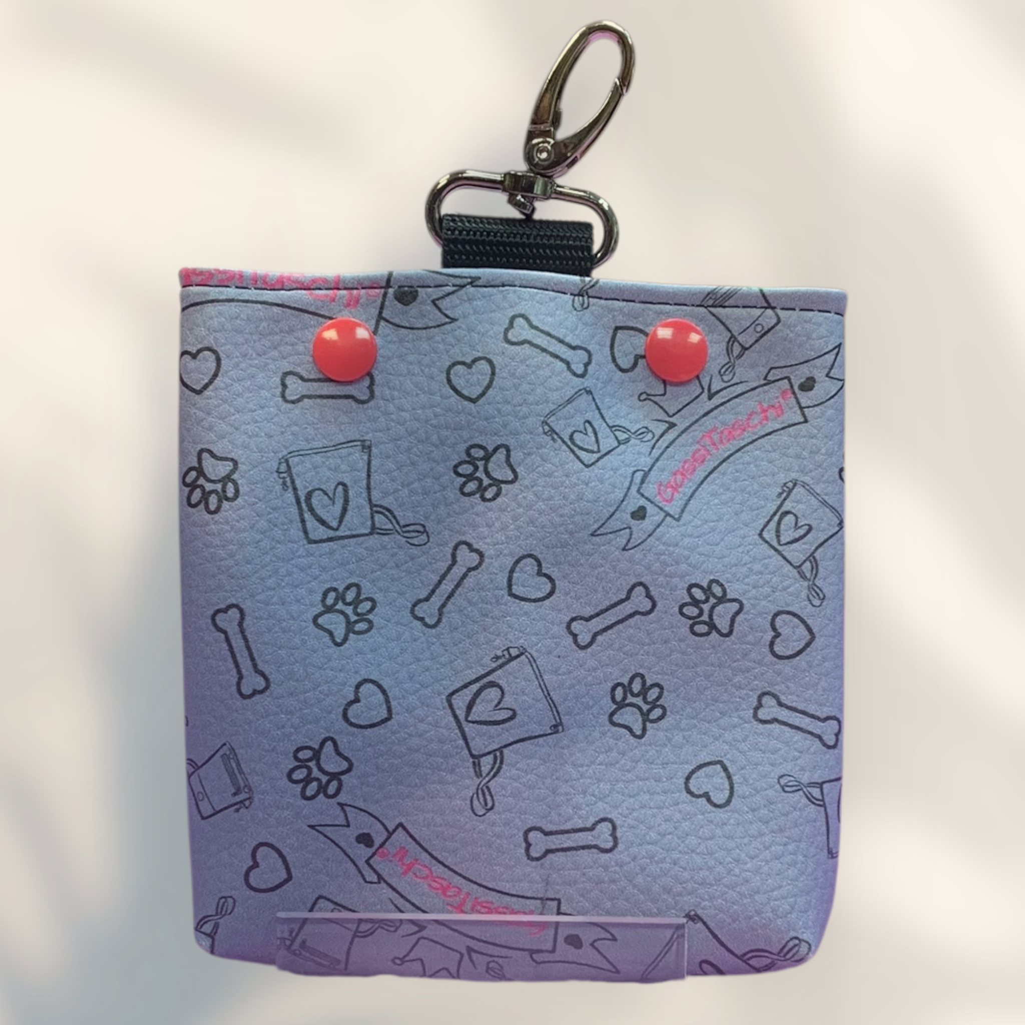 MiniFutterbeutel Karabiner + Druckknopf SL GassiTaschi