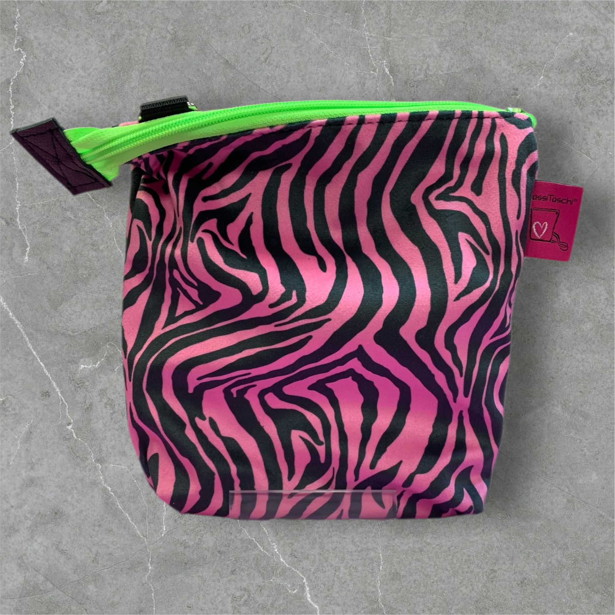 All-In GassiTaschi® SL Zebra pink - schwarz