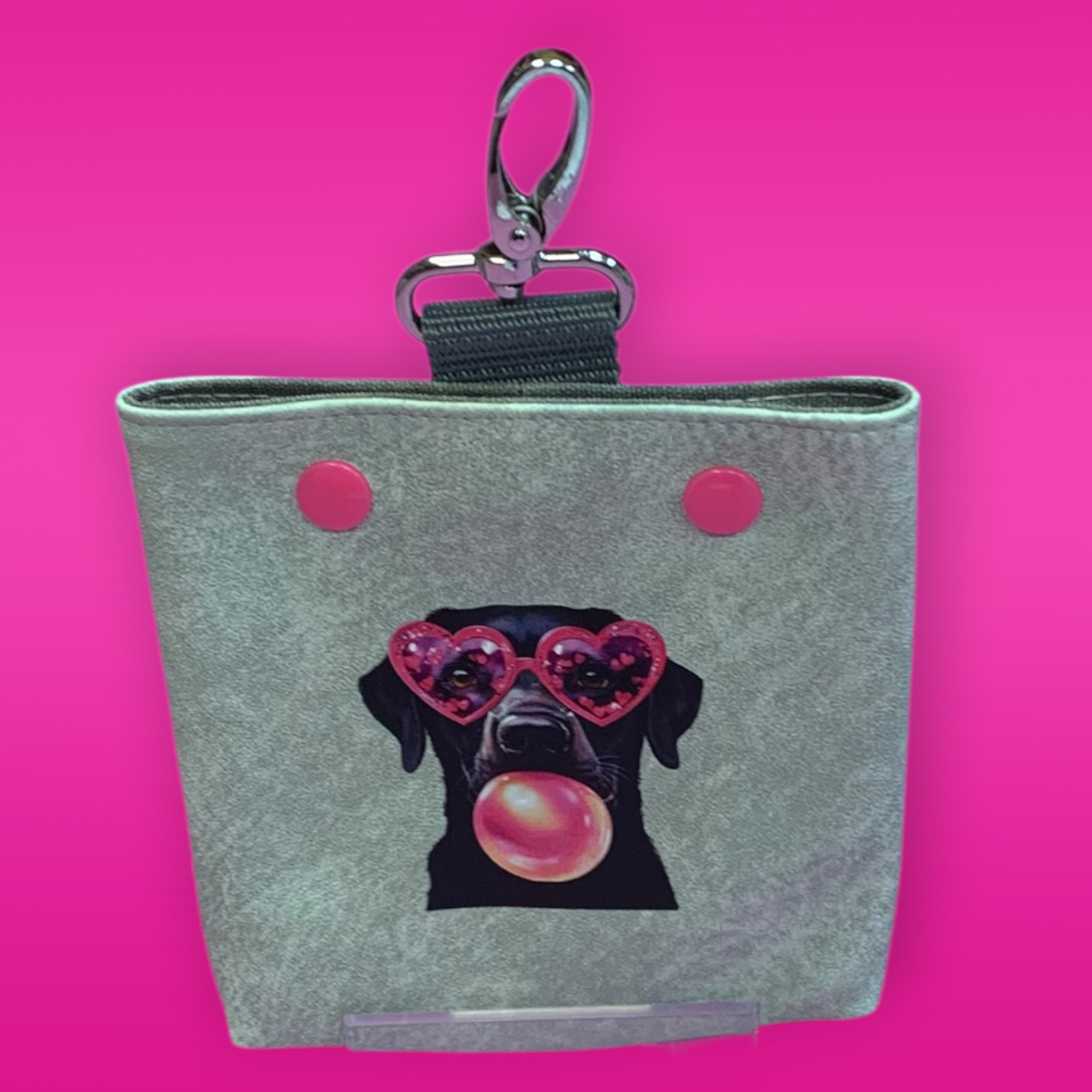 MiniFutterbeutel K + D #112 Alcantara hellgrau