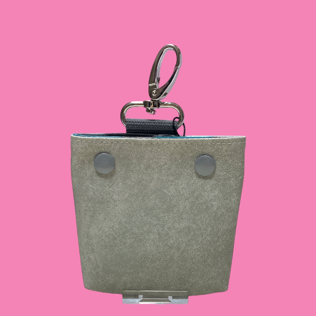 KackiTaschi ohne ÖSE #112 Alcantara Hellgrau  