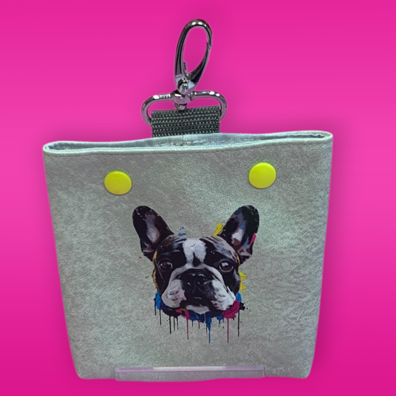 MiniFutterbeutel K + D #112 Alcantara hellgrau