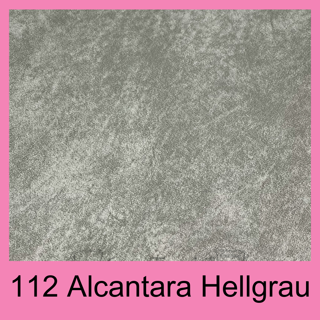 TubenTaschi #112 Alcantara Hellgrau Snap Flieder