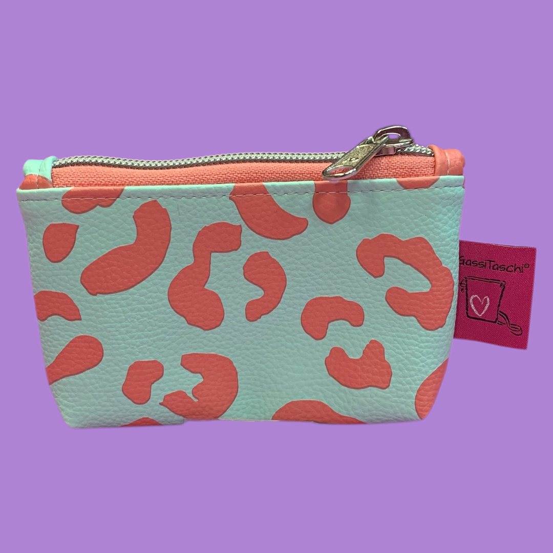 MiniGeldbeutel #166 Leo mint/koralle